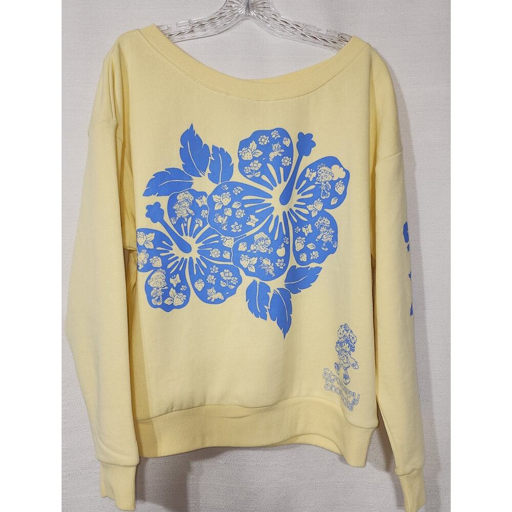 Strawberry shortcake strawberry Off-The-Shoulder Sweatshirt women's  XS